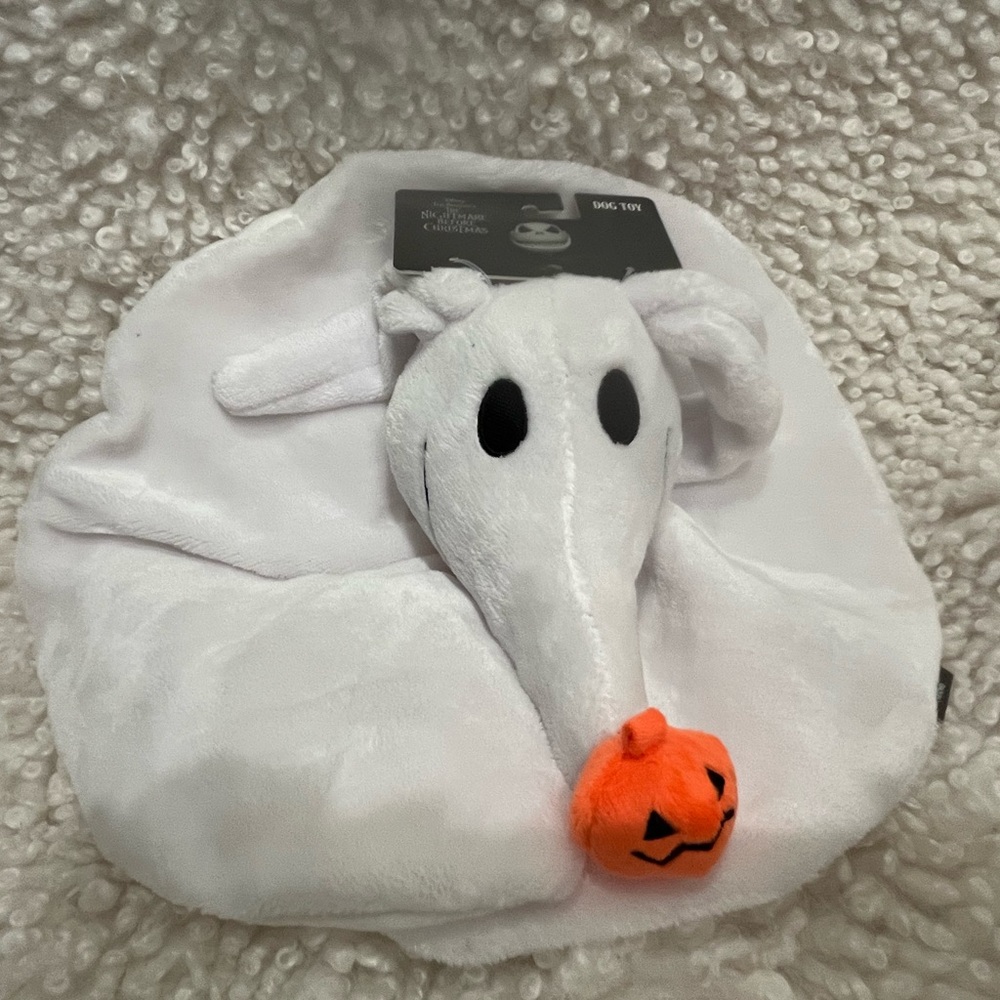 NBC Zero Plush with Pumpkin Nose Dog Toy